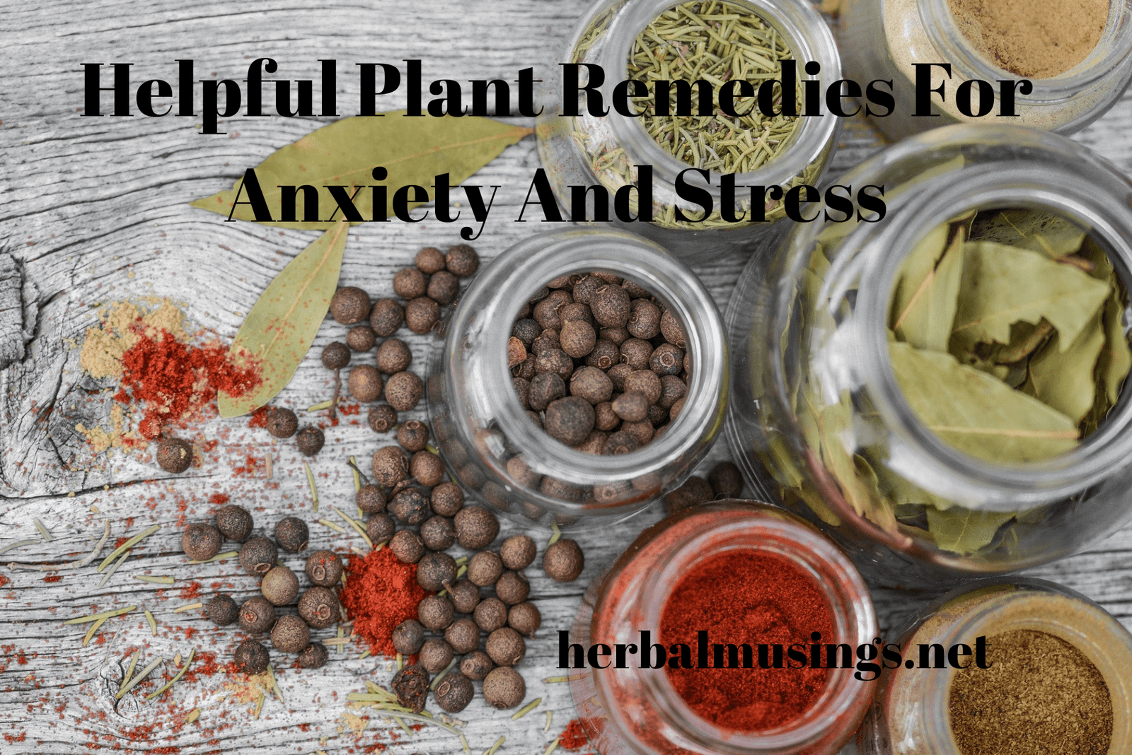 Helpful Plant Remedies For Anxiety And Stress - Herbal Musings