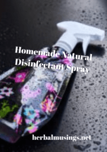 Homemade Natural Disinfectant Spray