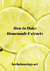 How to Make Homemade Extracts