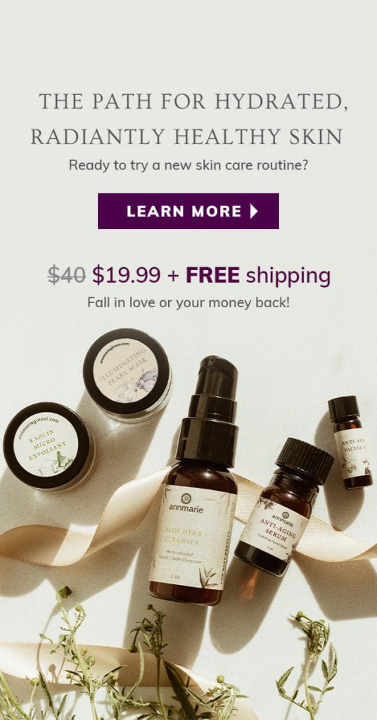 Annmarie Skin Care products to brighten up your complexion, plus two free gifts